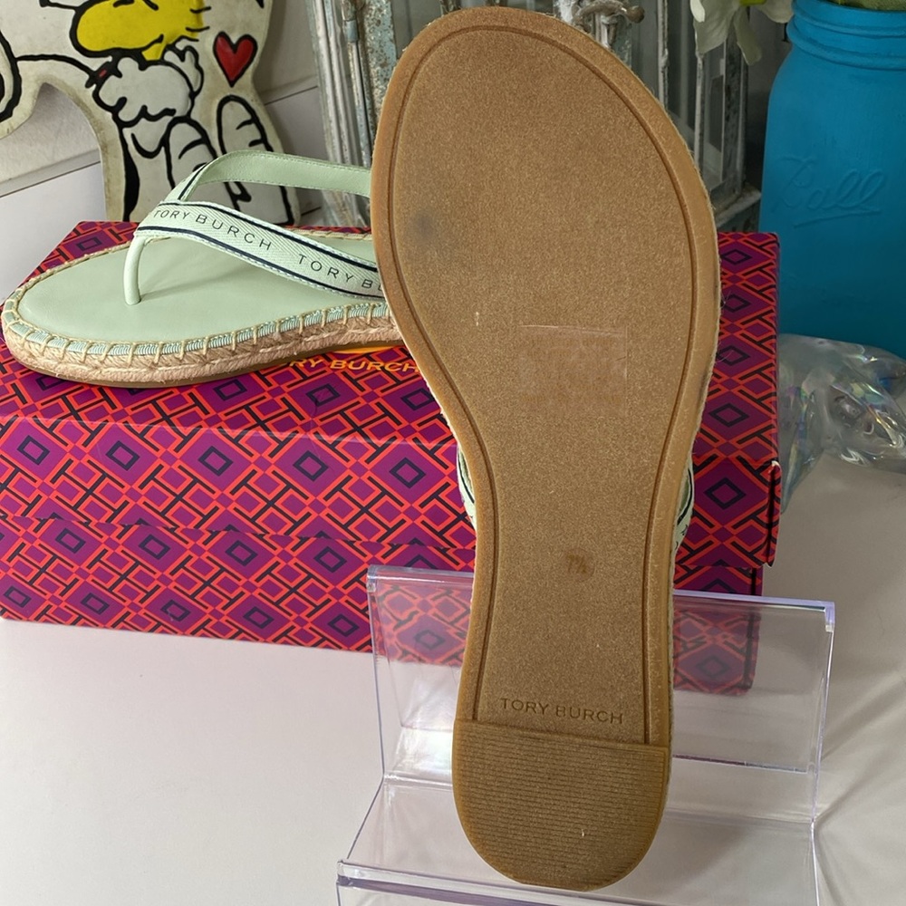 Tory Burch ribbon thong sandal 7.5 - Picture 4 of 6